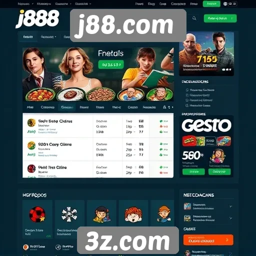 Facilidade de navegação no site j88.com para usuários